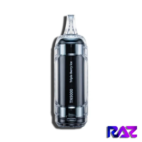 Triple Berry Ice - RAZ TN9000 Disposable Vape side view