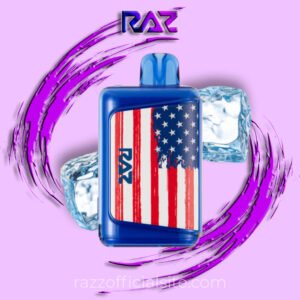 BLUE RAZZ ICE FREEDOM EDITION – RAZ VAPE DC25000