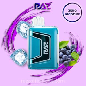 BLUE RAZZ ICE – RAZ TN9000 ZERO NICOTINE