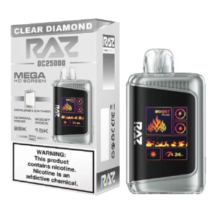 CLEAR DIAMOND – RAZ VAPE DC25000